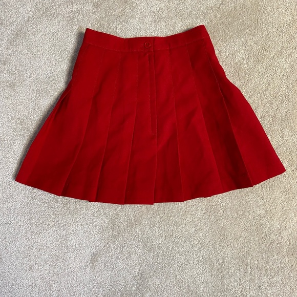 Team cheer  red cheerleading skirt size 4 - Picture 2 of 6